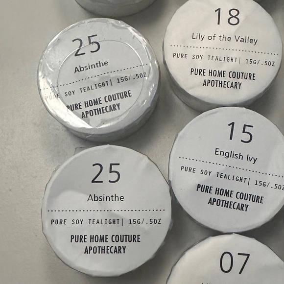 PURE HOME COUTURE - 12 Assorted Scent Tea Lights in Bag - Picture 8 of 12